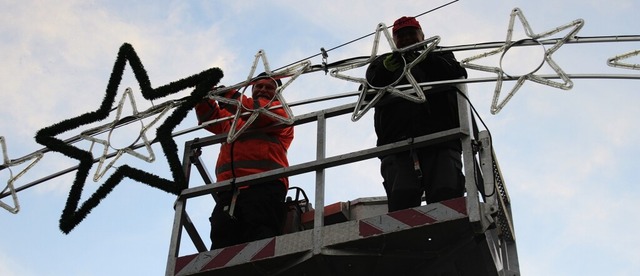 Hannes Flaig und Michael Merz haben am...als offiziell feierlich angeschaltet.   | Foto: Vlk, Melanie