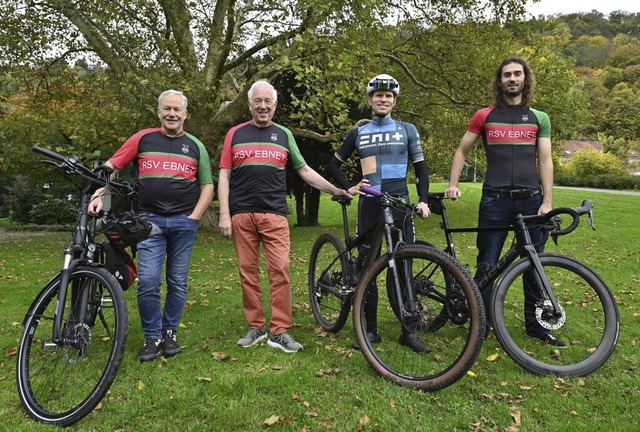 Wanderlustige Radsportler (von links):...odehorst, Nick Winkler und David Rapp.  | Foto: Thomas Kunz