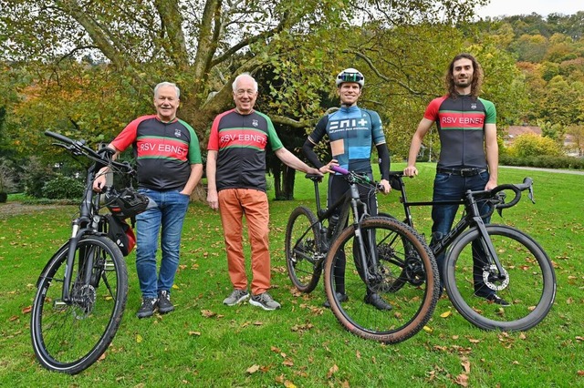 Wanderlustige Radsportler (von links):...odehorst, Nick Winkler und David Rapp.  | Foto: Thomas Kunz