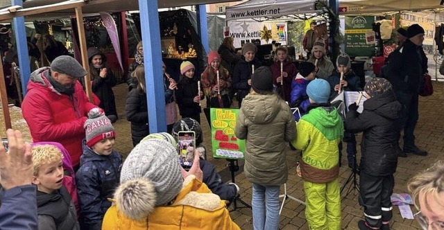 Auch fr Kinder ist auf dem Weihnachtsmarkt in Grenzach einiges geboten.  | Foto: Handwerker- und Gewerbeverein