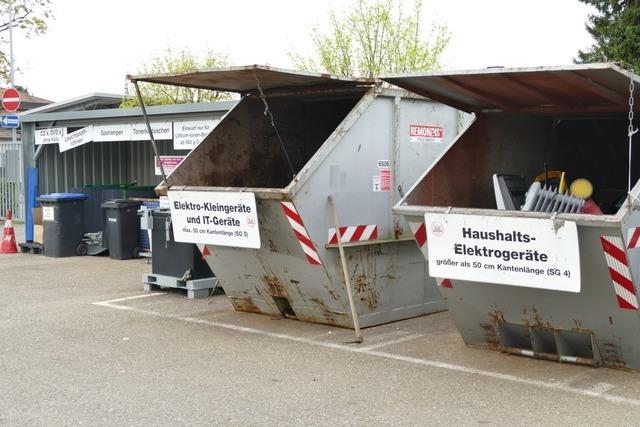 Der Kreis Lrrach setzt das neue Recyclinghofkonzept um