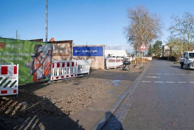 Erste Plne fr ein neues Bahnhofsquartier in Mllheim stehen