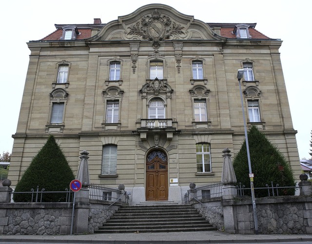 Das imposante Lahrer Amtsgericht in der Turmstrae  | Foto: Christoph Breithaupt