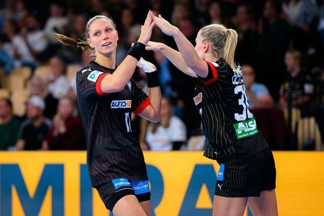 Guter EM-Start: Handball-Frauen feiern Sieg gegen Ukraine