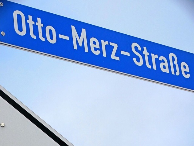 Die Otto-Merz-Strae erinnert an die Inhaber einer Tuchfabrik in Neustadt.  | Foto: Roland Weis