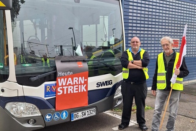 Die Busse in Lahr und der Ortenau werd... grtenteils im Depot stehen bleiben.  | Foto: Verdi