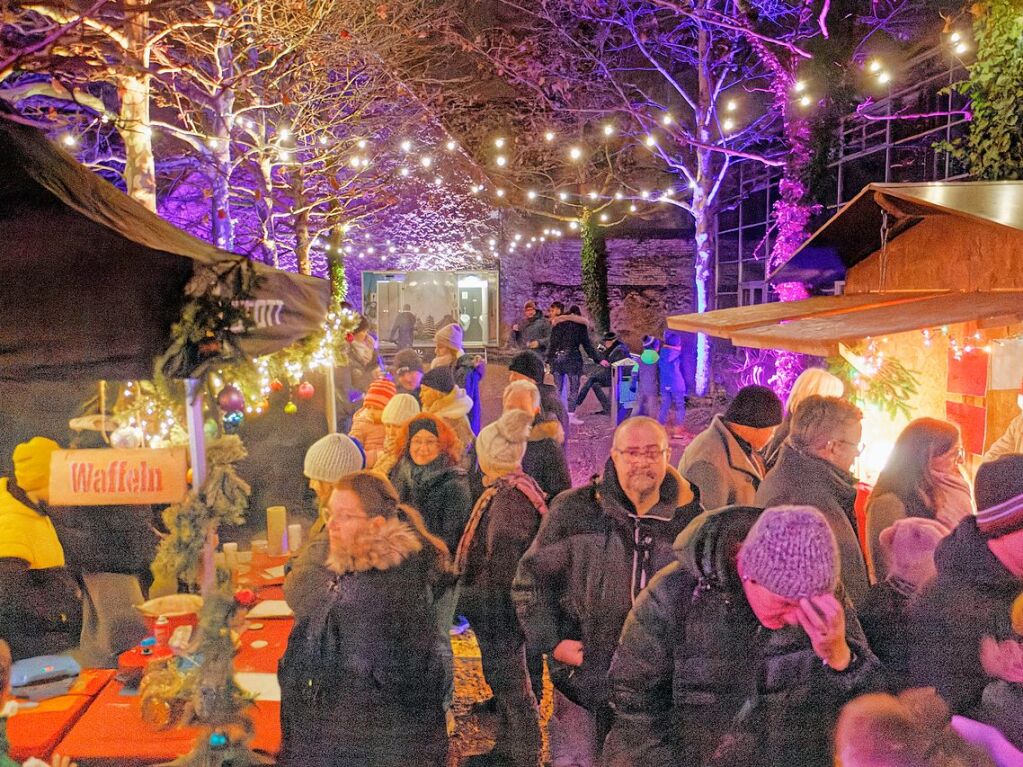 Stimmungsvolles Ambiente beim Weihnachtsmarkt in Herbolzheim