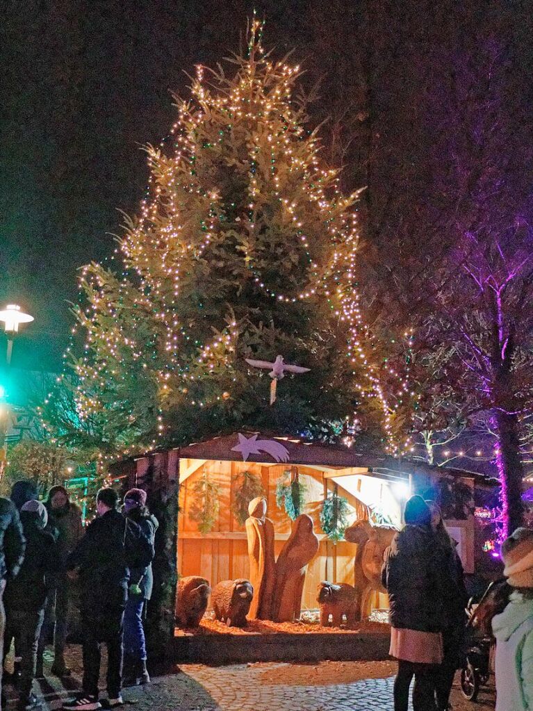 Stimmungsvolles Ambiente beim Weihnachtsmarkt in Herbolzheim