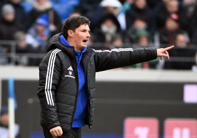 HSV-Trainer Merlin Polzin.  | Foto: Uli Deck/dpa