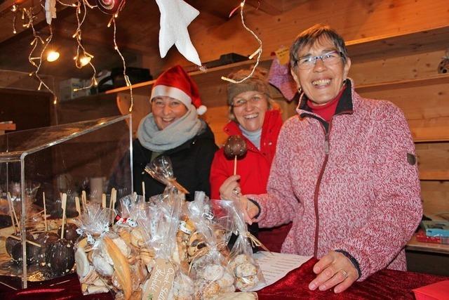 Beim Lffinger Nikolausmarkt gibt es weihnachtliche Leckereien fr alle