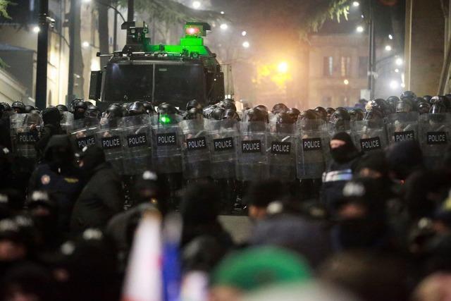 Proeuropäischer Protest in Georgien - Lage spitzt sich zu