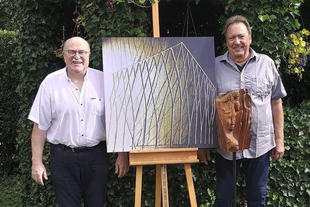 In der Festhalle Offenburg-Weier stellen Andreas Fahr und Michael Deger ihre Werke aus