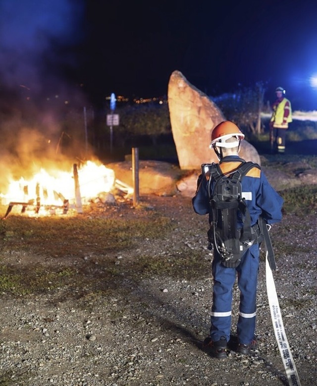 Jugendfeuerwehr im Einsatz  | Foto: Feuerwehr Binzen