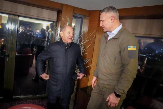 Newsblog: Scholz trifft bei Ukraine-Besuch auf Vitali Klitschko