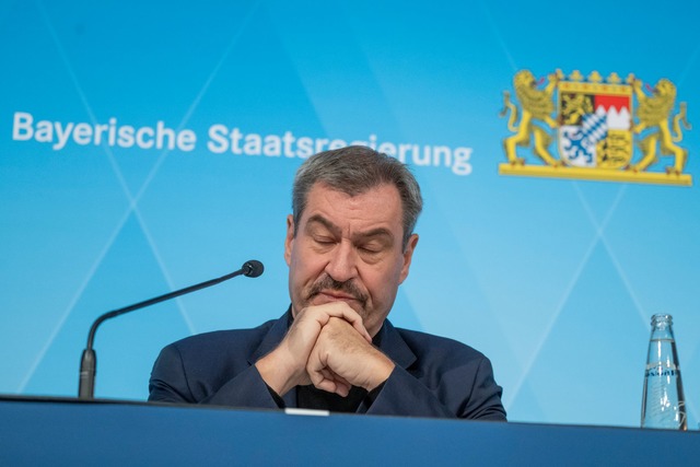 Markus S&ouml;der (CSU) stellte sich b... Internet viel H&auml;me. (Archivbild)  | Foto: Peter Kneffel/dpa