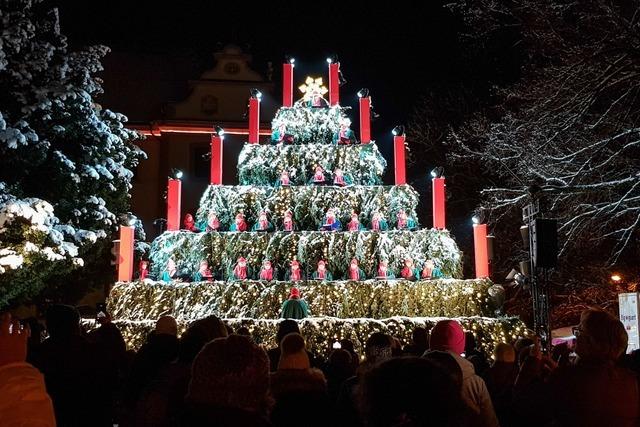 Der "Singende Weihnachtsbaum" geht in die dritte Saison – mit grerem Programm