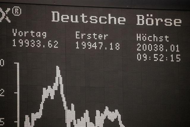 Dax berschreitet erstmals die 20.000-Punkte-Marke