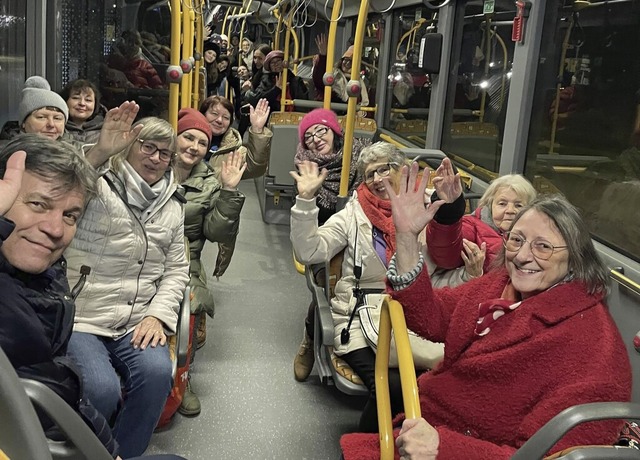 Mit dem  Vis--Vis-Bus ging es auf den Weihnachtsmarkt im Elsass.  | Foto: Freundeskreis