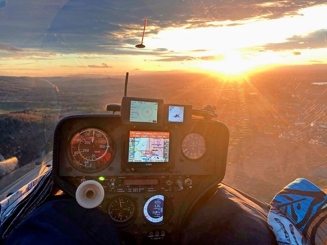 Zum ersten Mal gelang es, die Wellensy... Wald in einem Segelflug zu verbinden.  | Foto: Ralf Fischer/Fliegergruppe Offenburg