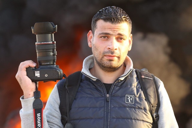 Der dpa-Fotograf Anas Alkharboutli wurde in Syrien get&ouml;tet.  | Foto: --/dpa