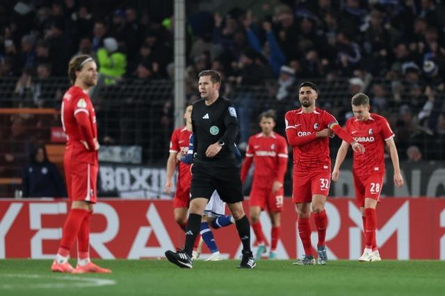 Der SC Freiburg bemht sich um Erklrungen nach der Pleite im DFB-Pokal-Achtelfinale in Bielefeld