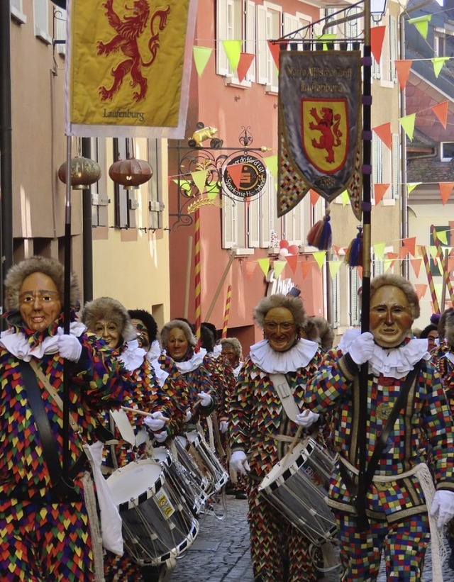 Die grenzberschreitende Fasnacht will...chreiber Laufenburgs, nicht verpassen.  | Foto: Gerd Leutenecker