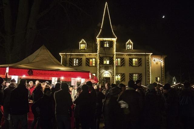 Adventliches auf neuer Flaniermeile und im Schlosspark