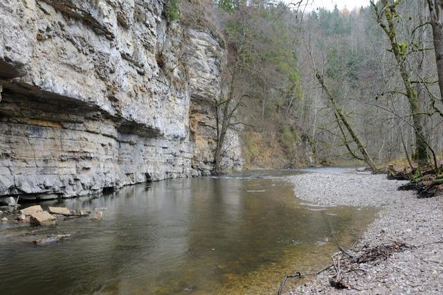 Im Winter begeben sich Wutachschlucht-Wanderer in Lebensgefahr