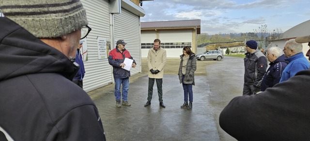 Etwa 15 Landwirte aus dem Landkreis Wa...), Parlamentarische Staatssekretrin.   | Foto: Nico Talenta