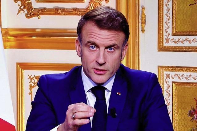 Macron lehnt einen Rcktritt ab