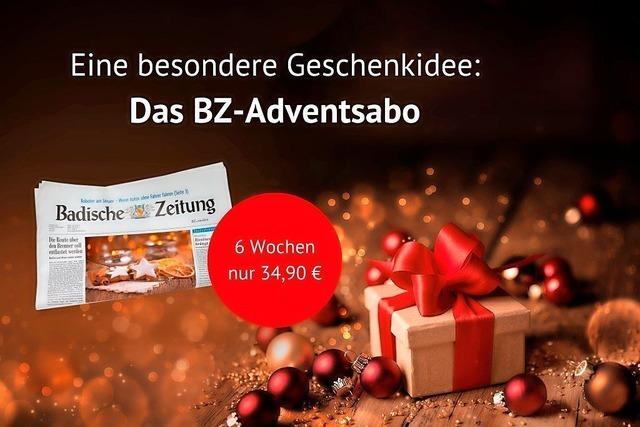 Verschenken Sie 6 Wochen die gedruckte Badische Zeitung fr nur 34,90 €