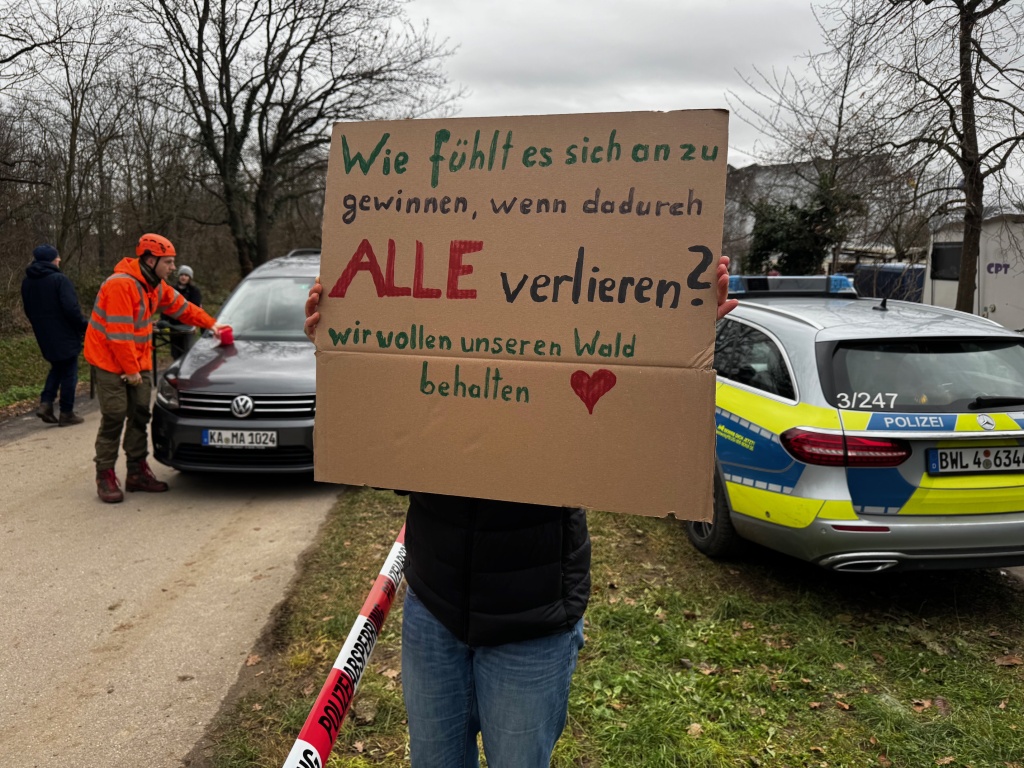 Demonstration vor Ort