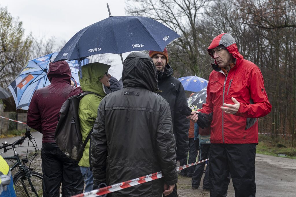 Rodung des Langmattenwldchens fr Freiburg-Dietenbach hat begonnen.