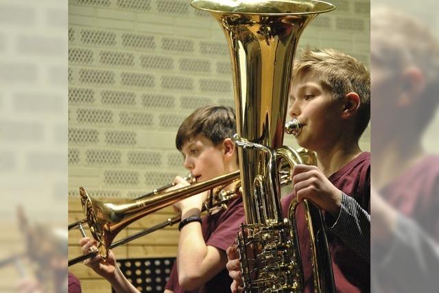 Der Musikverein Wallbach begeistert