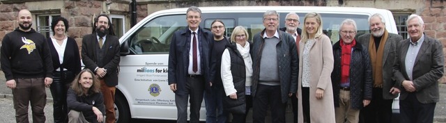 Das Garagenprojekt Lahr hat von &#8222... und allen langjhrigen Untersttzern.  | Foto: Landratsamt