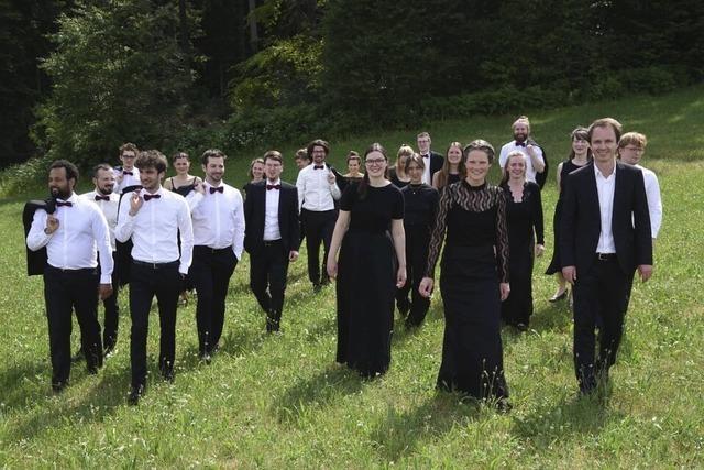 Das Stemning Ensemble und Chornetto singen gemeinsam