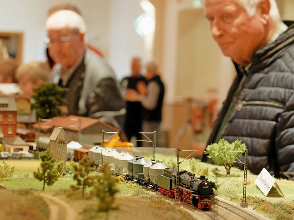 Viel zu entdecken und zu fotografieren gab es am Wochenende bei der Modelleisenbahn-Ausstellung der Eisenbahnfreunde Breisgau im Endinger Brgerhaus.