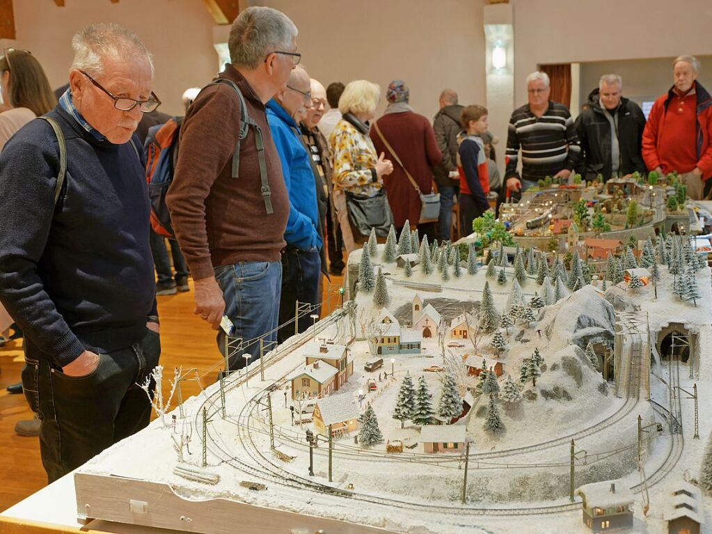 Viel zu entdecken und zu fotografieren gab es am Wochenende bei der Modelleisenbahn-Ausstellung der Eisenbahnfreunde Breisgau im Endinger Brgerhaus.