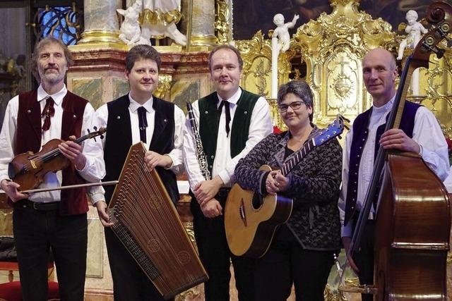 Handgemachte Volksmusik, gespielt von der Stubenmusik St. Peter