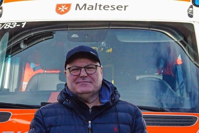 Fr die Malteser in Mnstertal hat er 45 Jahre lang Leben gerettet