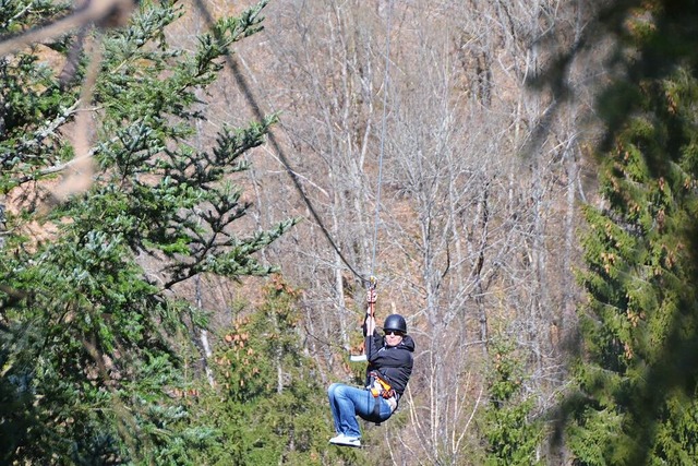 Eine Zipline wie bei Schiltach im Kinzigtal soll es auch in Todtmoos geben.  | Foto: Anita Fertl