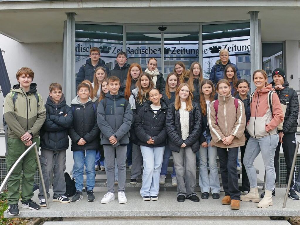 Klasse 8c der  Hugo-Hfler-Realschule Breisach