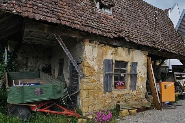 Die alte Schmiede in Schallstadt wird liebevoll saniert - einst kamen hier Pferde unter