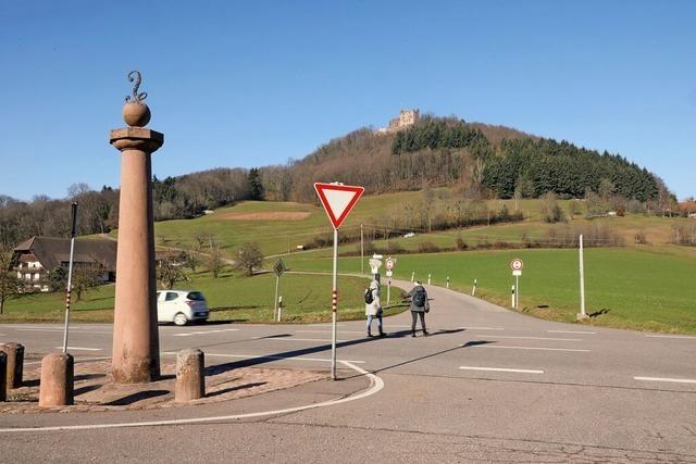 Die geplante Radwegfhrung auf dem Schnberg bei Seelbach bleibt kritisch