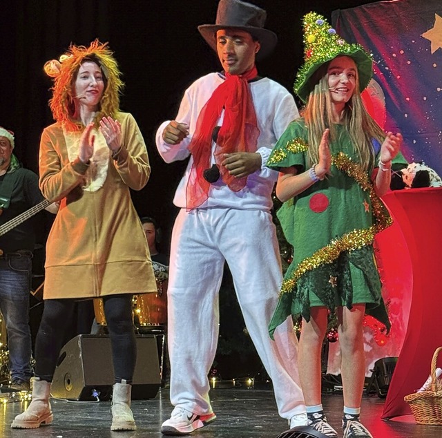 Bezaubernd: Eine Szene beim  diesjhrigen Weihnachtsmusical in der Stadthalle.   | Foto:  Holzwarth, Sandra