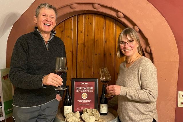 In Teningen wchst der zweitbeste Rotwein in Deutschland - beim Weingut Mssner-Burtsche