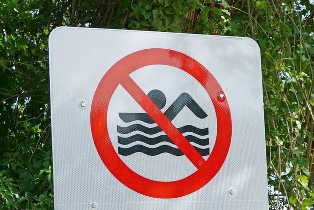 Die Gemeinde Kappel-Grafenhausen warnt vor dem Baden im Baggersee