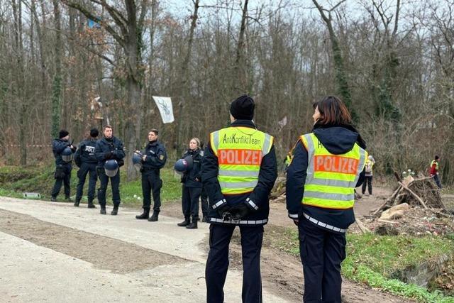 Freiburg-Dietenbach: Wieder vier Festnahmen im Langmattenwldchen