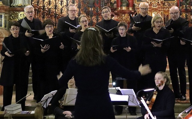 Der Kammerchor Graduale Vocal beim Konzert in der Klosterkirche  | Foto: Juliana Eiland-Jung