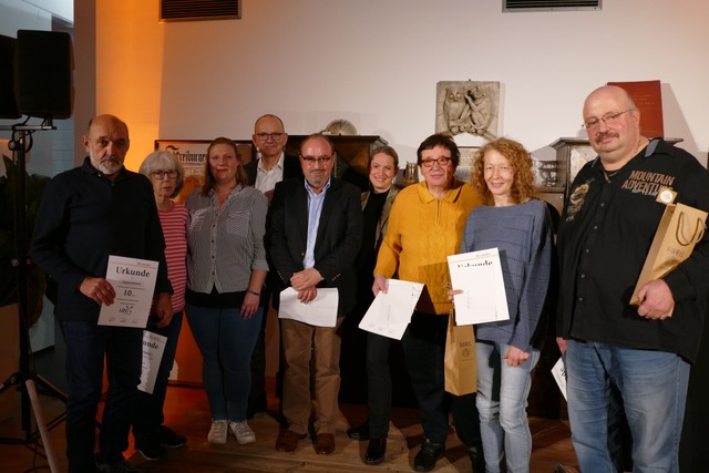 Die Geehrten der UZG Emmendingen (von ...hn Jahre), Andreas Dring (zehn Jahre)  | Foto: Louisa Krieg